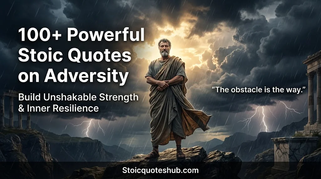 100+ Powerful Stoic Quotes on Adversity to Build Unshakable Strength & Inner Resilience