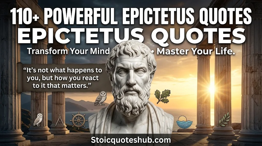 110+ Powerful Stoic Quotes from Epictetus to Transform Your Mind & Master Your Life