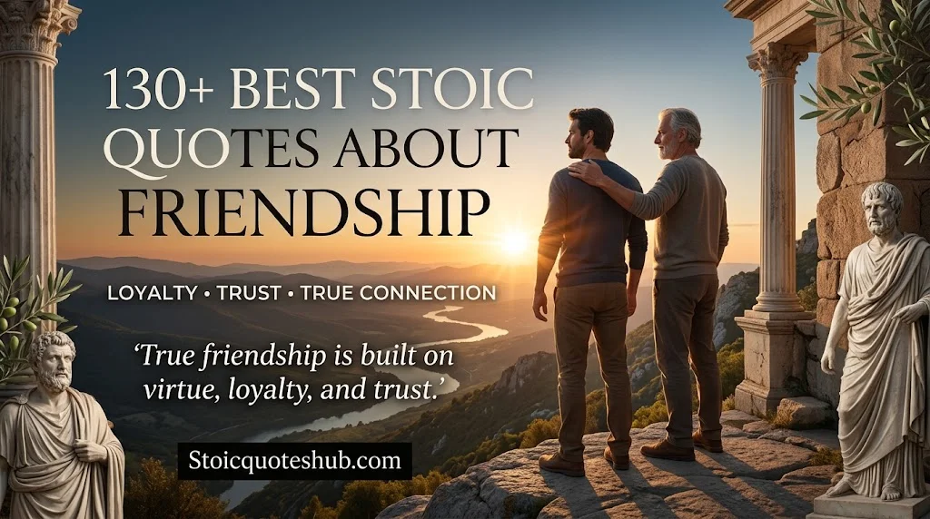 130+ Best Stoic Quotes About Friendship, Loyalty & True Connection