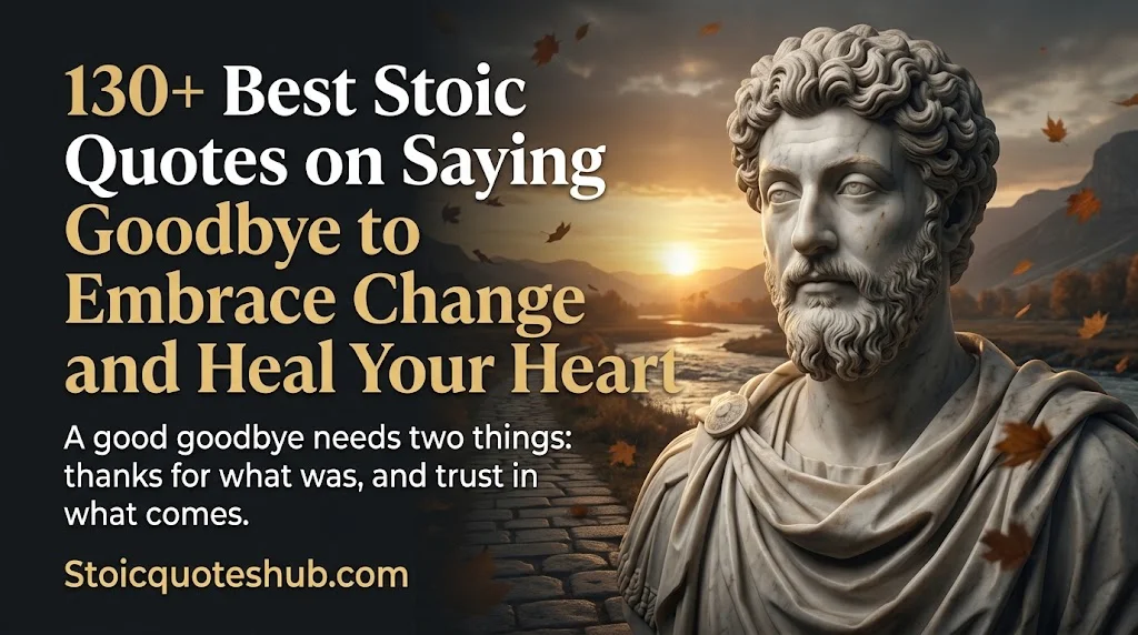 130+ Best Stoic Quotes on Saying Goodbye to Embrace Change and Heal Your Heart