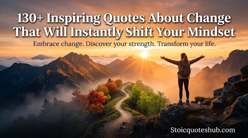 130+ Inspiring Quotes About Change That Will Instantly Shift Your Mindset