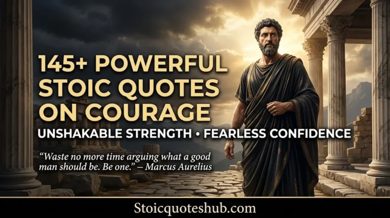 145+ Powerful Stoic Quotes on Courage to Build Unshakable Strength and Fearless Confidence