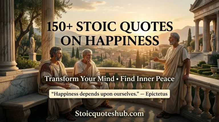 150+ Powerful Stoic Quotes on Happiness to Transform Your Mind & Find Inner Peace