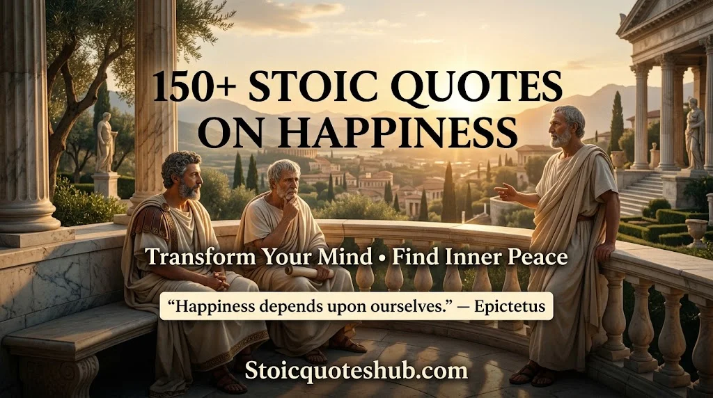 150+ Powerful Stoic Quotes on Happiness to Transform Your Mind & Find Inner Peace