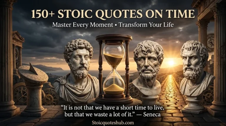 150+ Powerful Stoic Quotes on Time to Master Every Moment & Transform Your Life