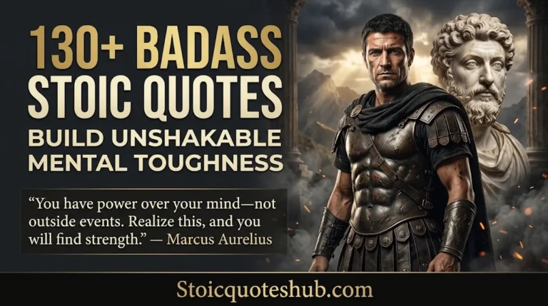 130+ Badass Stoic Quotes to Build Unshakable Mental Toughness