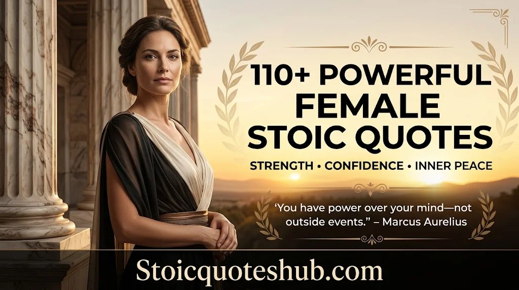 110+ Powerful Female Stoic Quotes to Inspire Strength, Confidence & Inner Peace