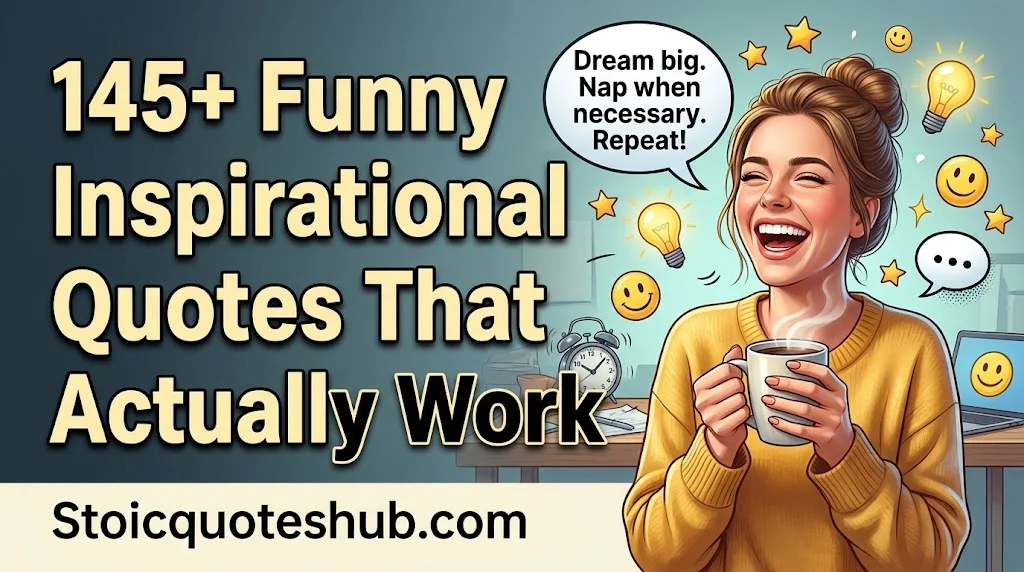 145+ Funny Inspirational Quotes That Actually Work
