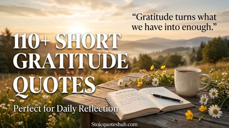 110+ Short Gratitude Quotes Perfect for Daily Reflection