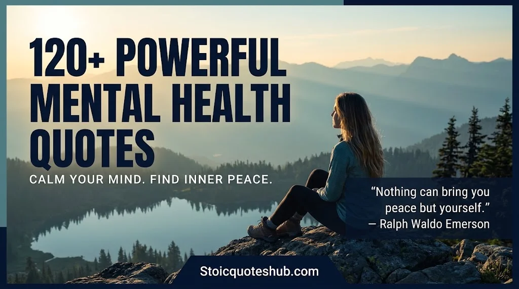 120+ Powerful Mental Health Quotes to Instantly Calm Your Mind