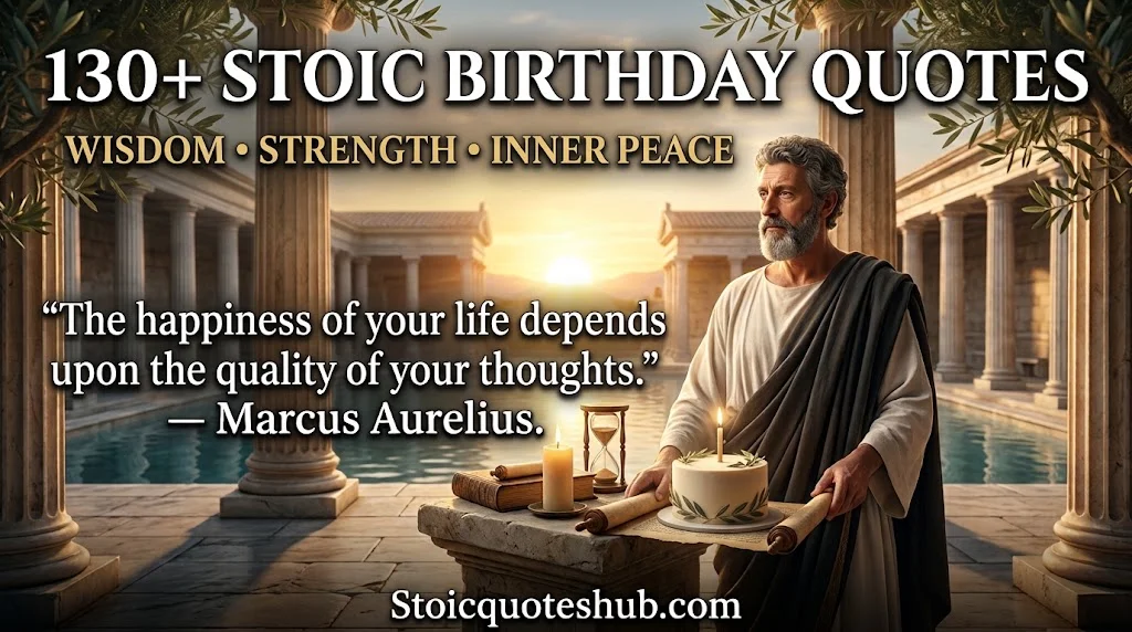 130+ Powerful Stoic Birthday Quotes to Inspire Wisdom, Strength & Inner Peace