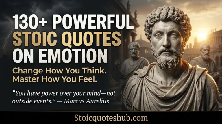 130+ Powerful Stoic Quotes on Emotion That Will Change How You Think