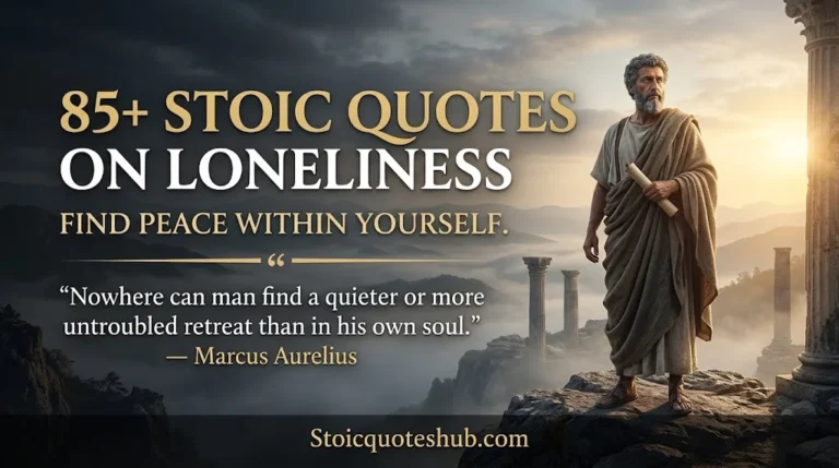 85+ Stoic Quotes on Loneliness to Instantly Cure Your Isolation