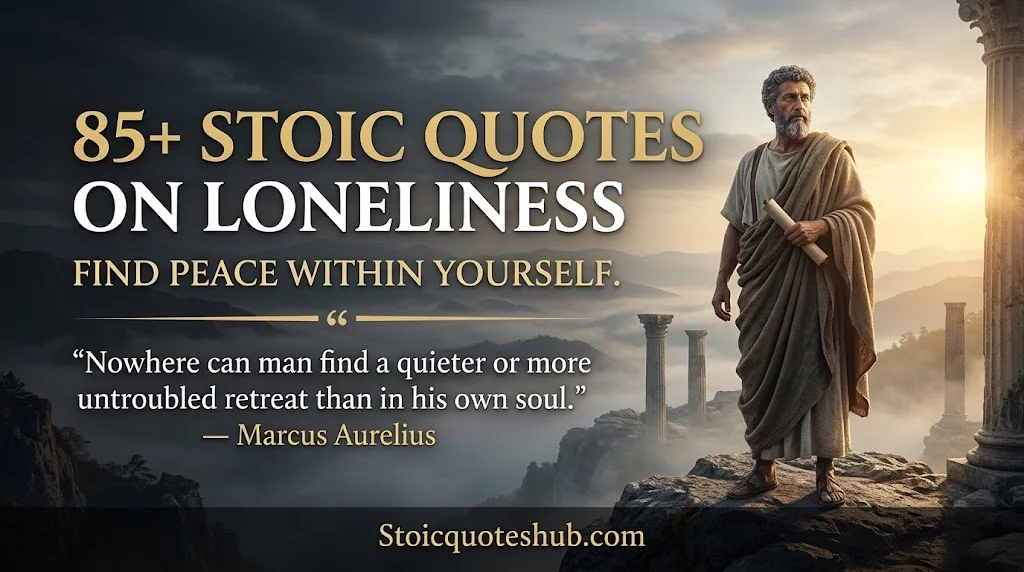 85+ Stoic Quotes on Loneliness to Instantly Cure Your Isolation