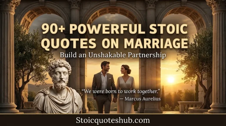 90+ Powerful Stoic Quotes on Marriage to Build an Unshakable Partnership