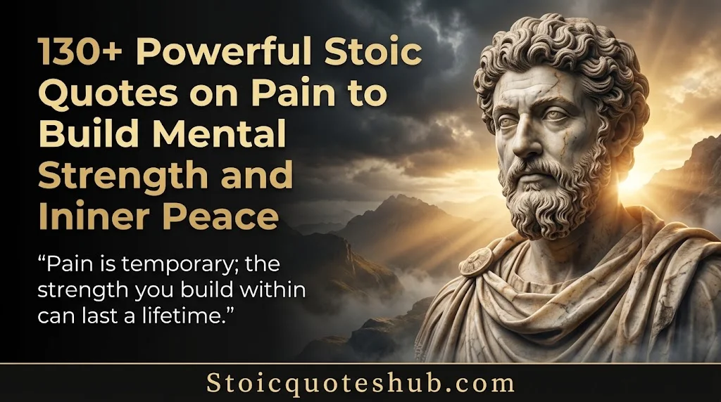 130+Powerful Stoic Quotes on Pain to Build Mental Strength and Inner Peace