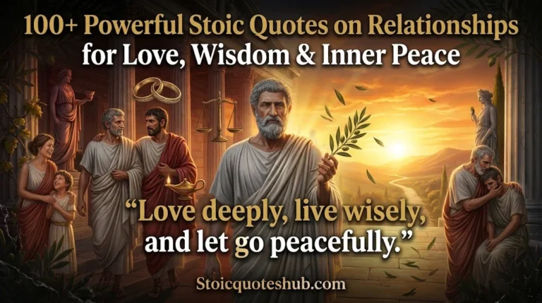 100+ Powerful Stoic Quotes on Relationships for Love, Wisdom & Inner Peace