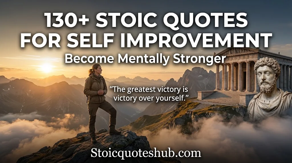 130+ Stoic Quotes on Self Improvement That Will Make You Mentally Stronger