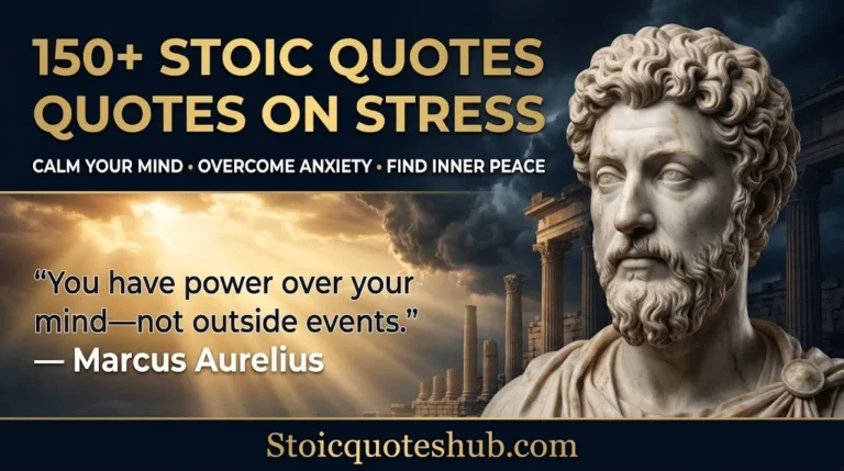 150+ Powerful Stoic Quotes on Stress to Calm Your Mind, Overcome Anxiety & Find Inner Peace