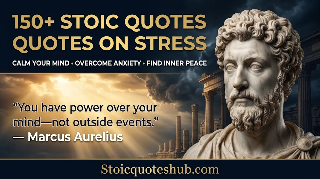 150+ Powerful Stoic Quotes on Stress to Calm Your Mind, Overcome Anxiety & Find Inner Peace