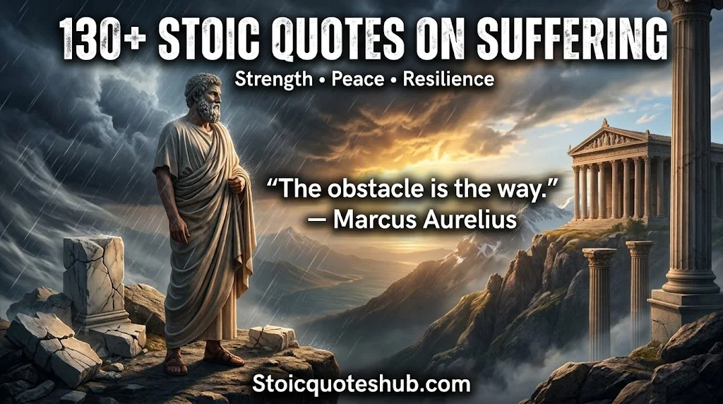 130+ Powerful Stoic Quotes on Suffering to Find Strength, Peace & Inner Resilience