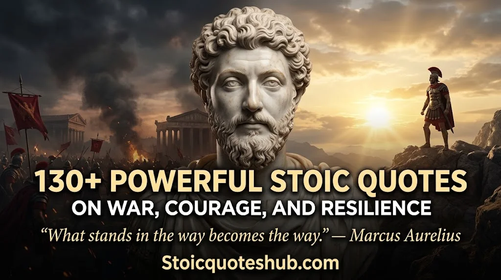 130+ Powerful Stoic Quotes on War, Courage, and Resilience